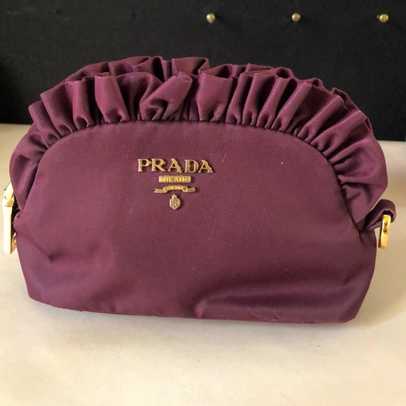 Prada Luxurious Plum Cosmetic Case - Picture 1 of 4